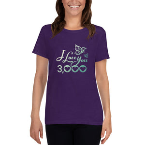 EndGame Tribute  "I love you 3,000" Women's short sleeve t-shirt